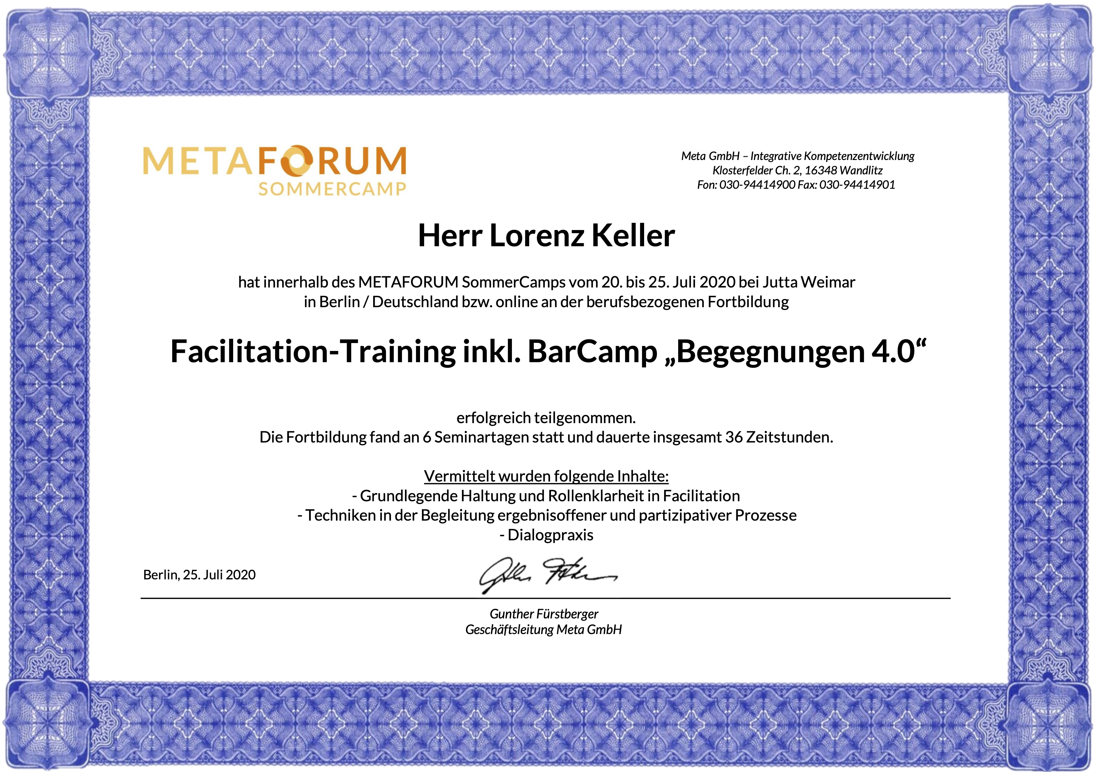 Facilitation Training
