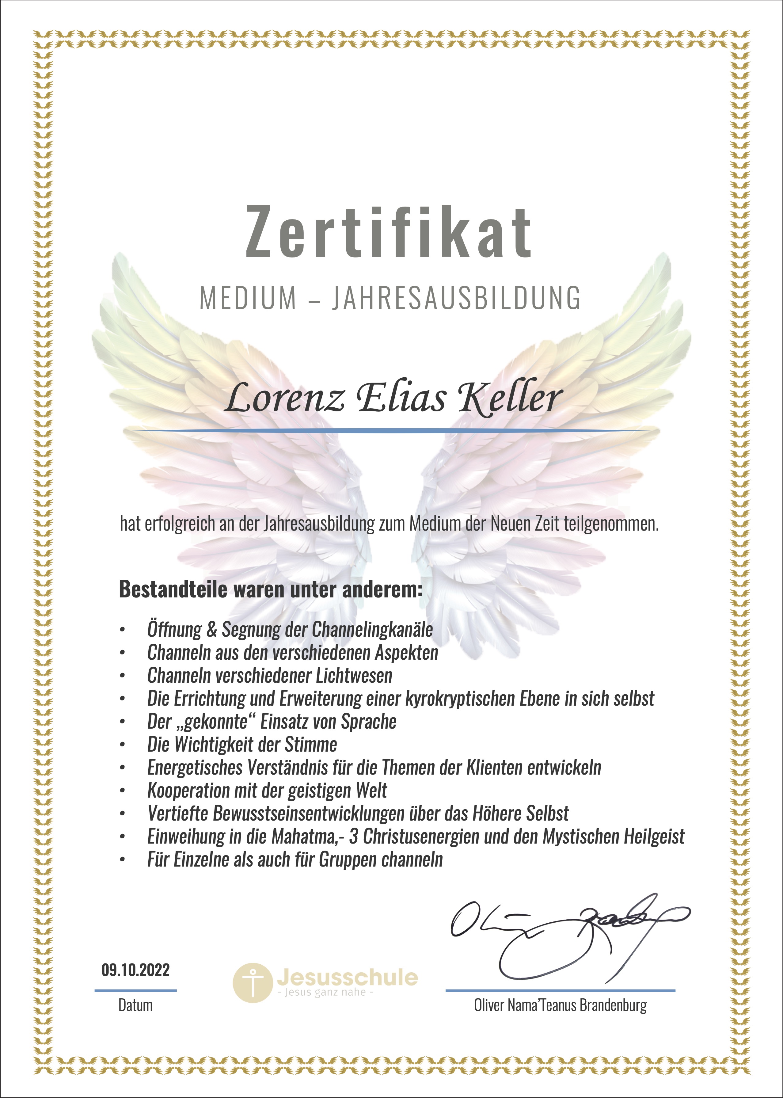 Mediumausbildung